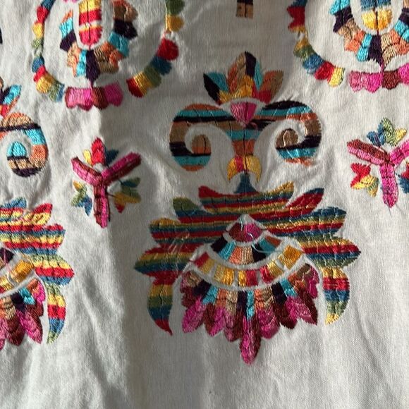 Corey Lynn Calter Multicolor Embroidered A-Line Skirt - Picture 2 of 11